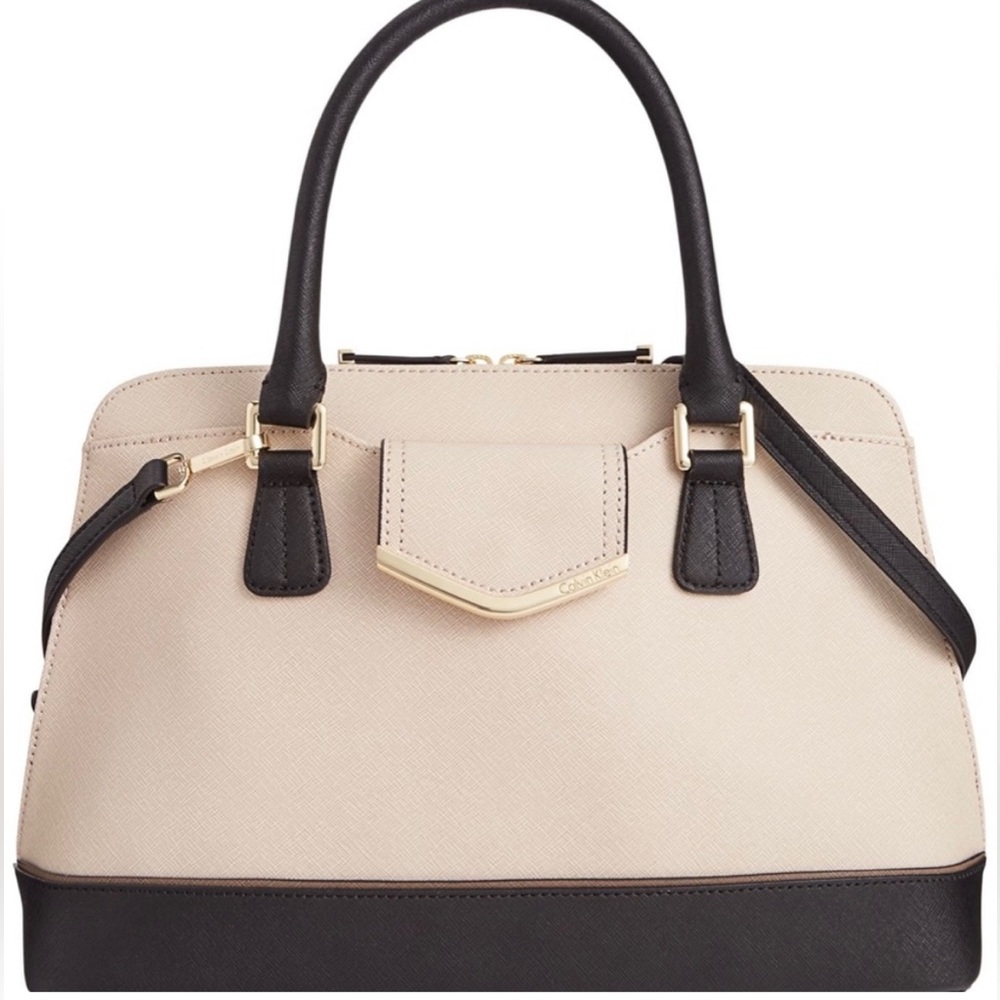 Calvin Klein Saffino Leather Tote - Picture 1 of 10